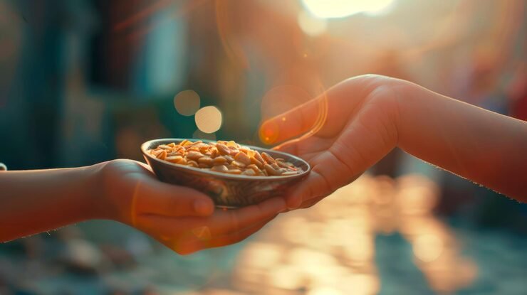 person-giving-zakat-charitable-donation-needy-ramadan-symbolizing-spirit-generosity-generative-ai_372999-29999